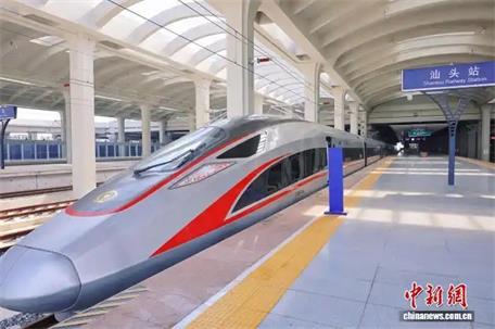 汕汕高鐵汕頭至汕頭南段開始按圖行車試驗